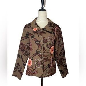 Putumayo Floral Embroidered Jacket